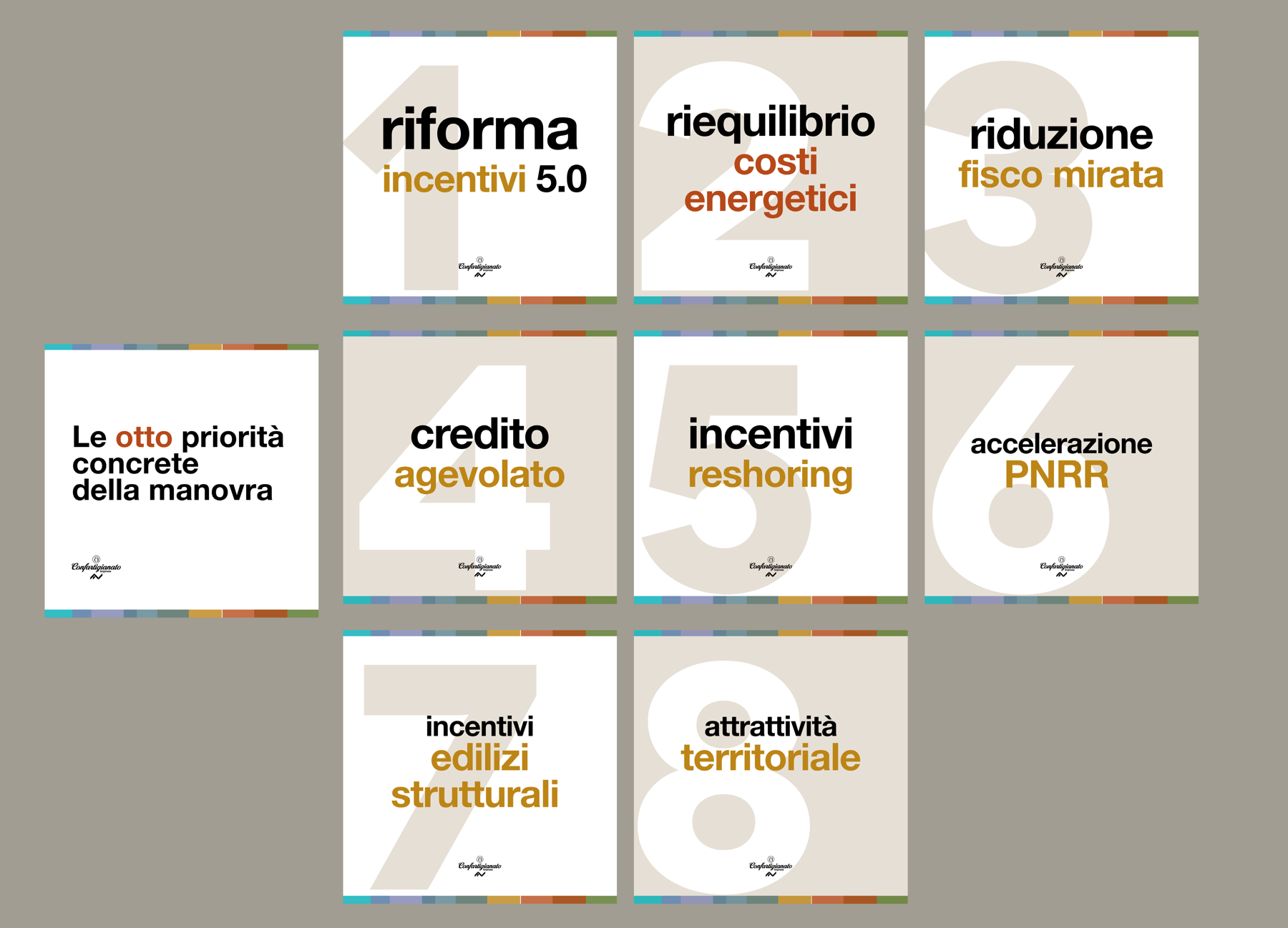 8 priorità 8 priorità