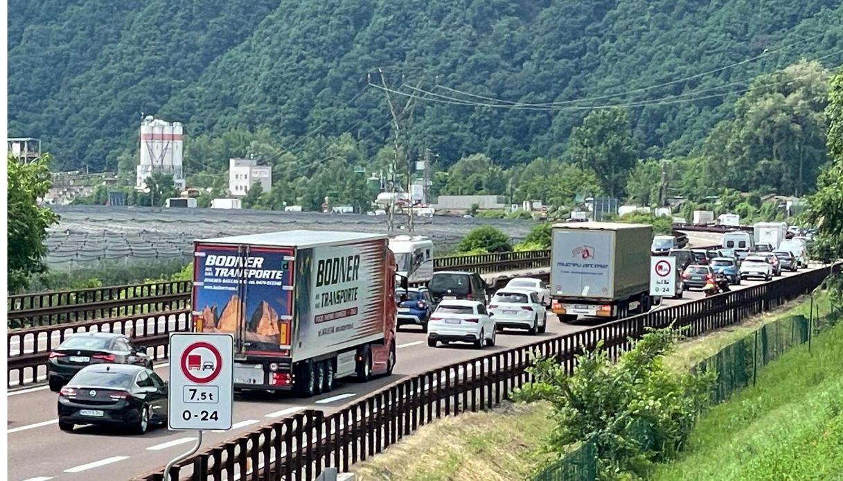 Divieti di circolazione: A22 del Brennero, A13 Brennero Nord e svincolo Nößlach